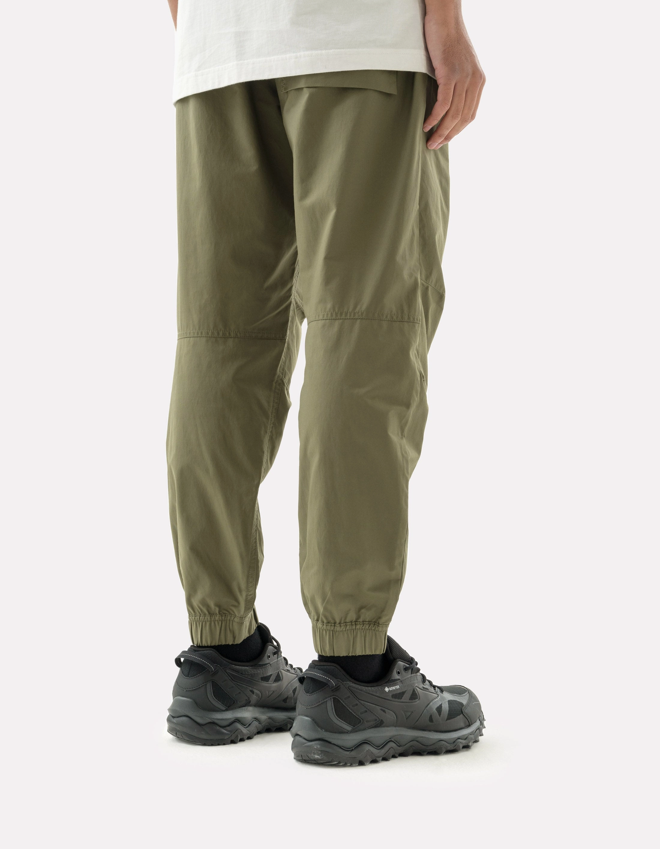 Mid-rise fit Casual Stretch Wear 5305 Asym Track Pants Olive OG-107F