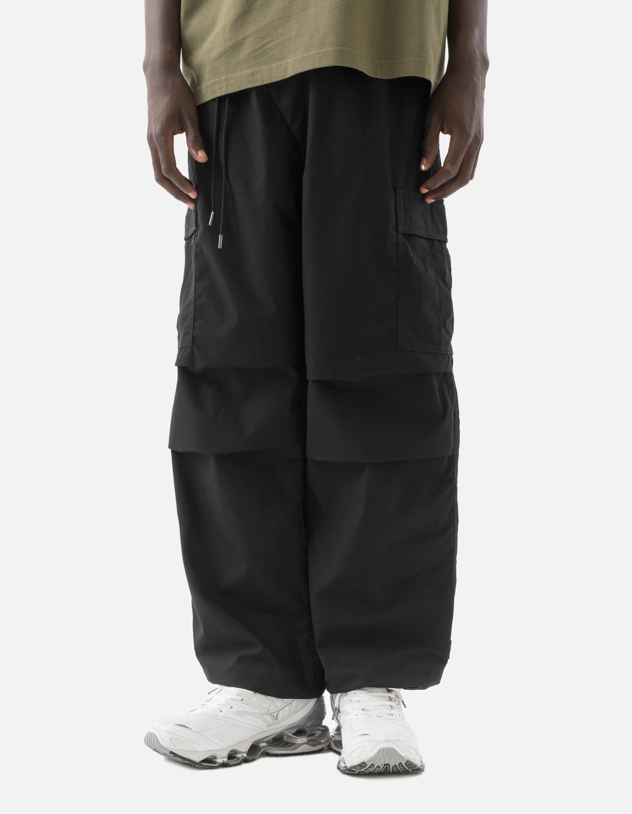 No Ride Heat Friendly 5307 Asym Cargo Track Pants Black