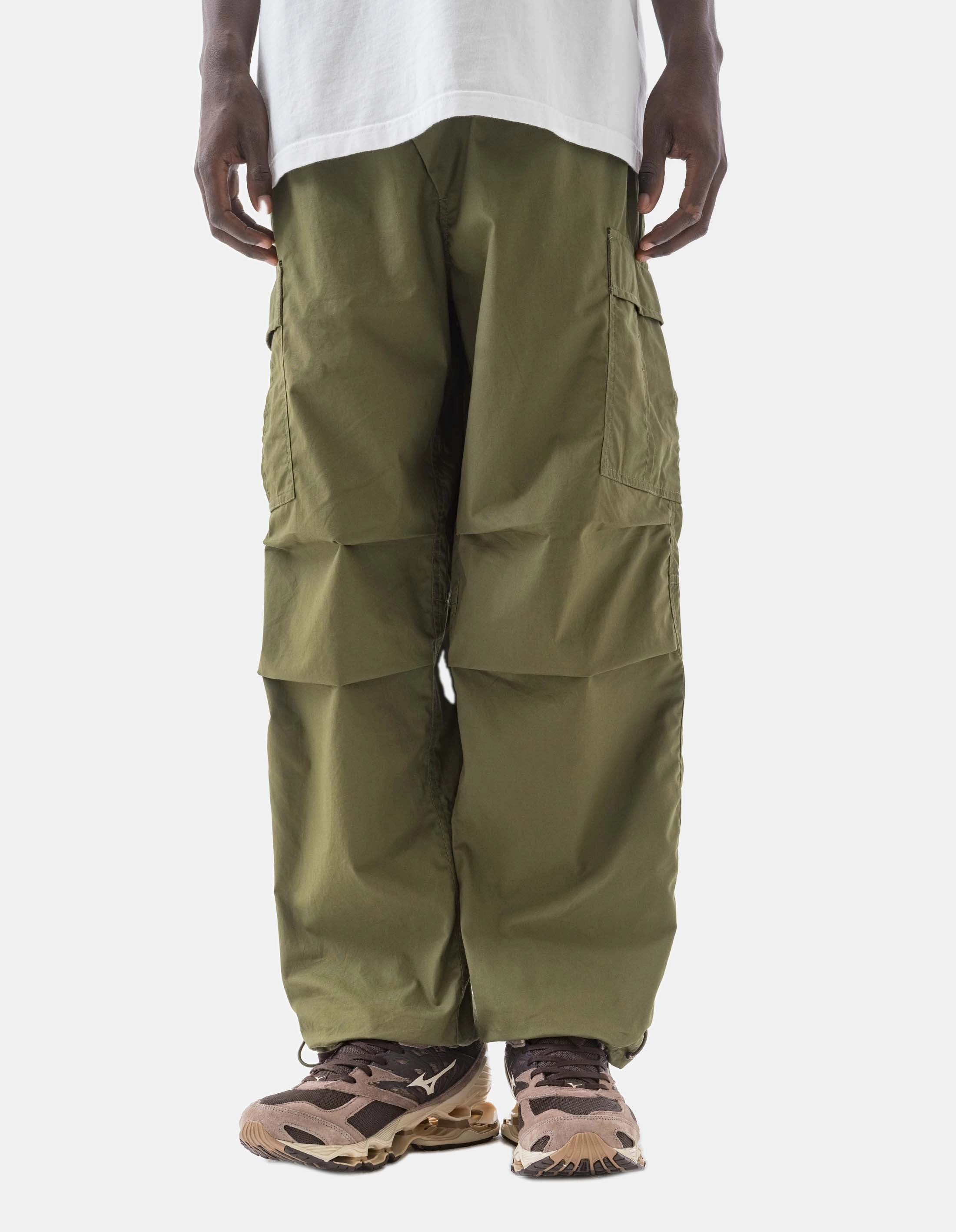 Basic Look 5307 Asym Cargo Track Pants Olive OG-107F