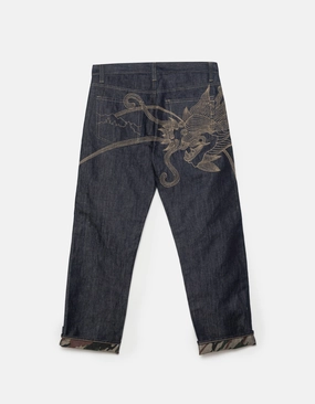 6060 Dragon Hemp Denim Jeans Indigo Free Movement