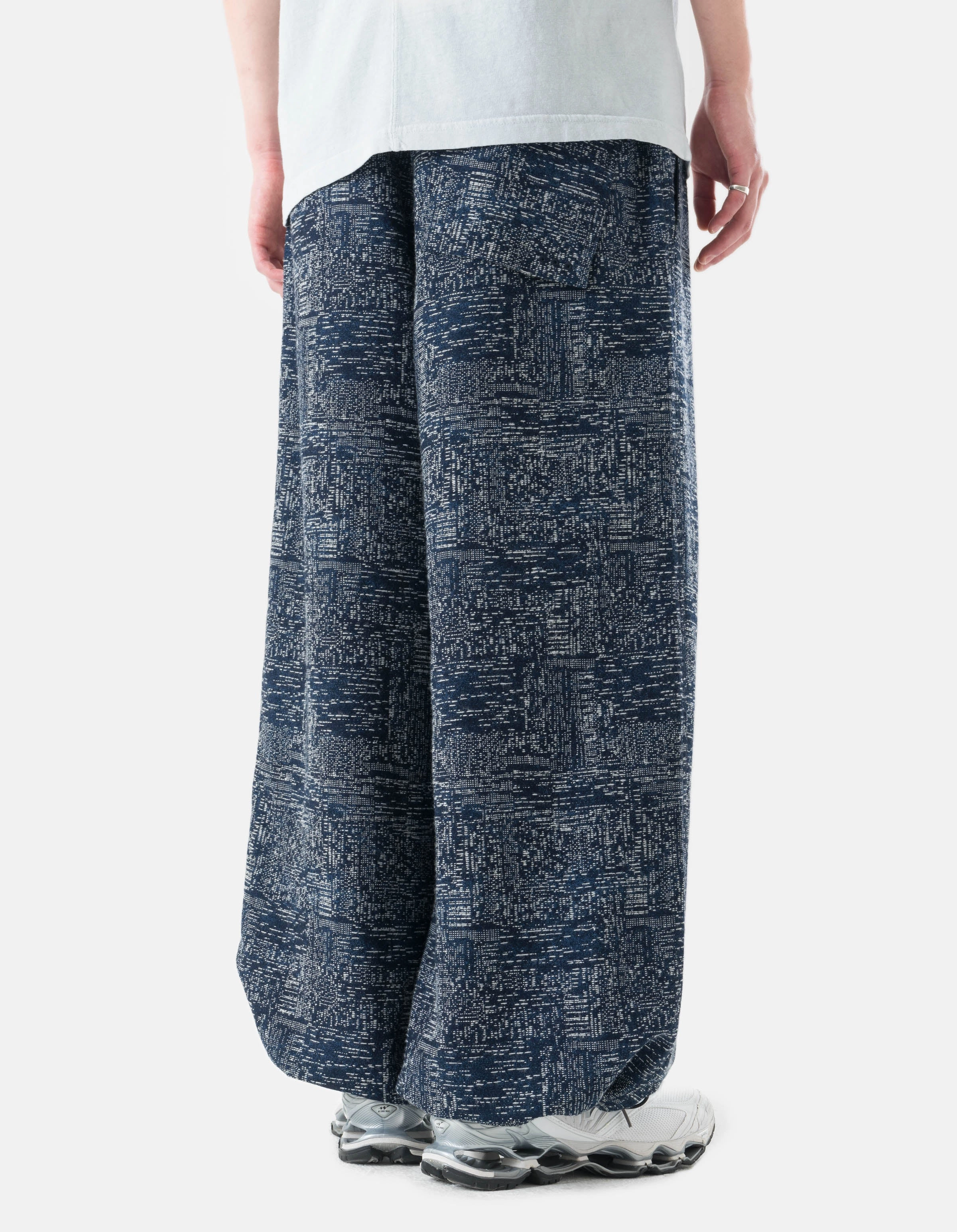 6201 Sashiko Hanbok Hakama Pants Indigo Slim Fit Wear