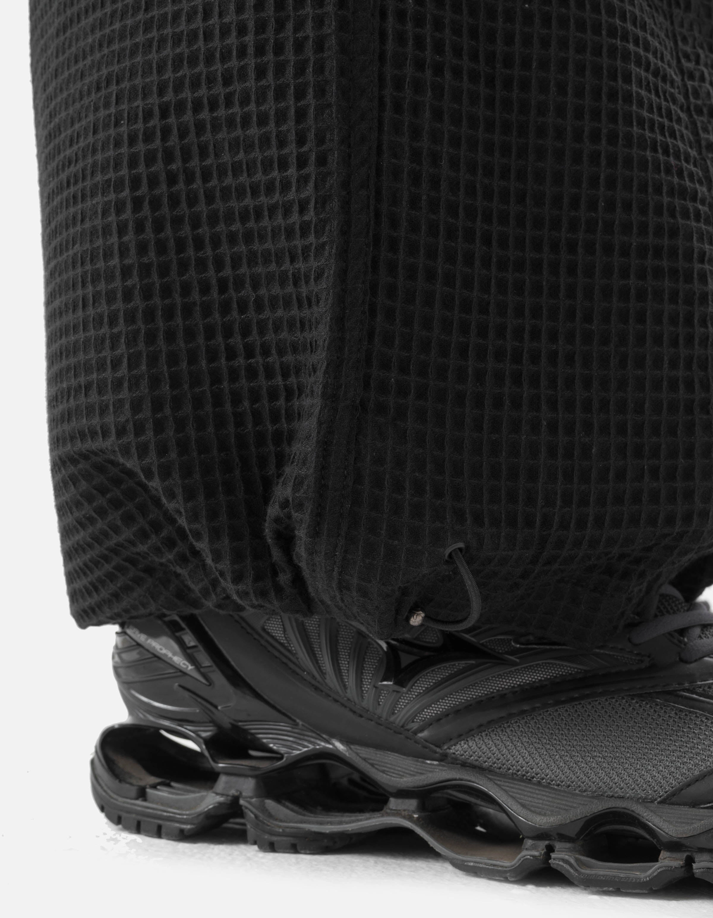 Polyester fabric 6203 Waffle Hakama Pants Black