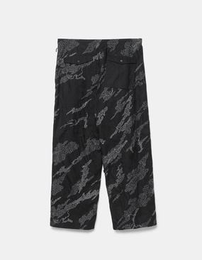 Breathable Layer 6206 Sashiko Bonsai Loose Snopants? Black