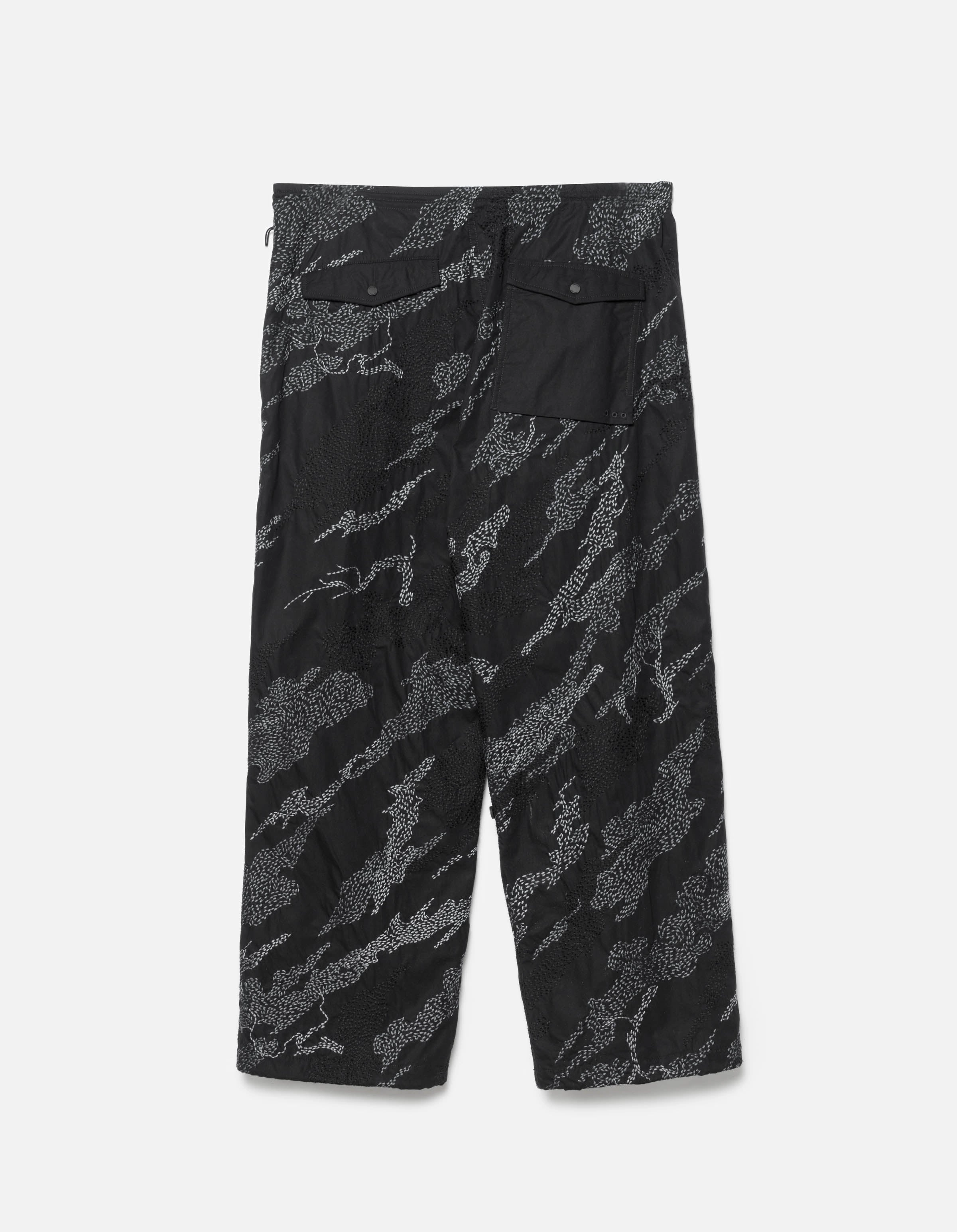 Breathable Layer 6206 Sashiko Bonsai Loose Snopants? Black