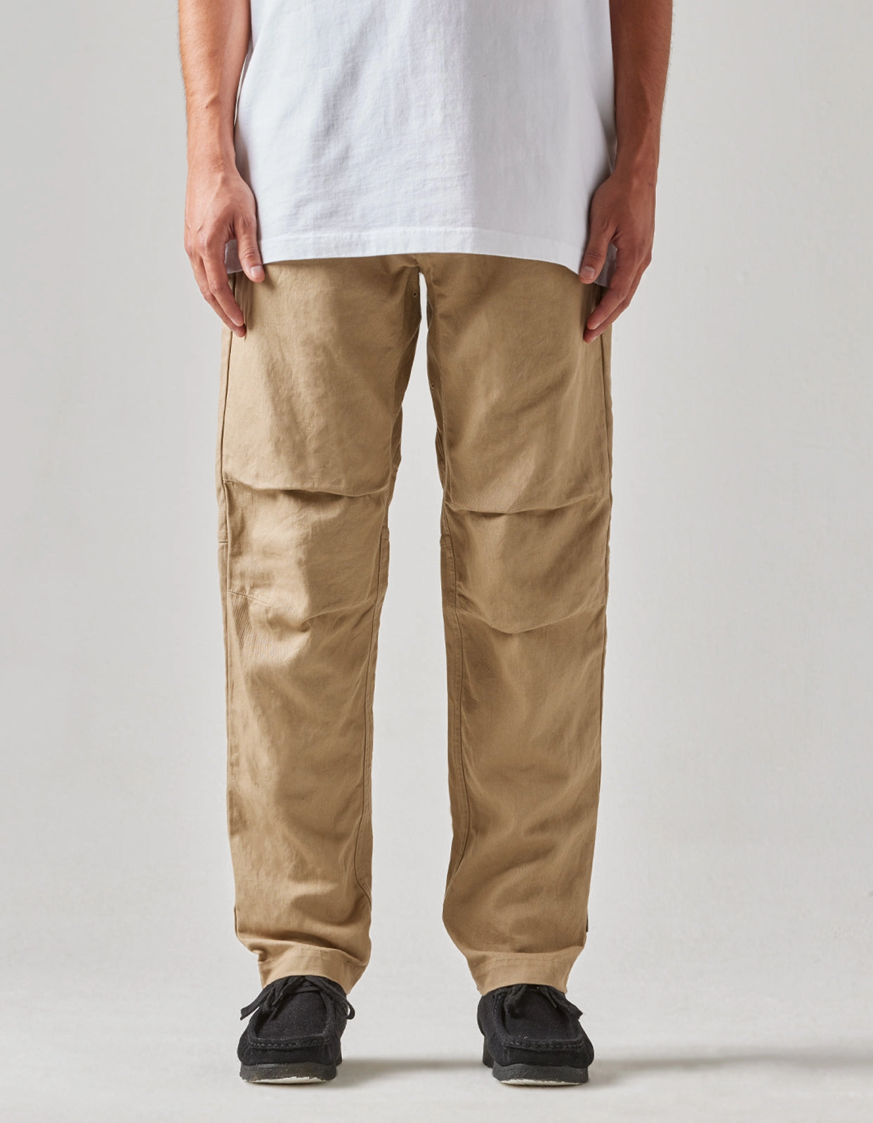 7024 MILTYPE Organic Custom Pants Sand Minimal Waist