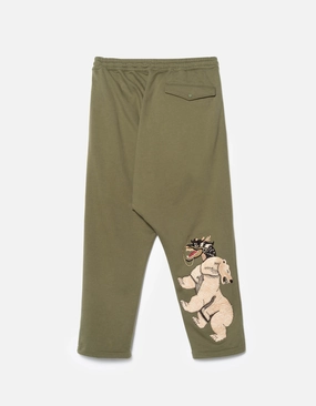 Sport Wear Fit 7091 Bering Strait Embroidered Asym Sweatpants Olive OG-107F