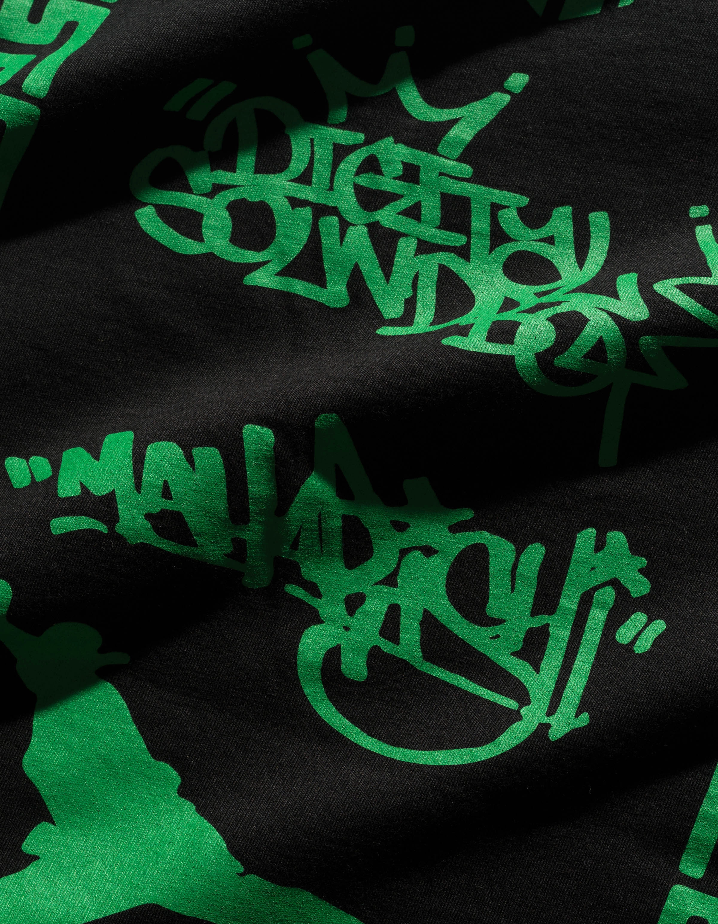 MultipurposeCuffs NonRestrictiveCut 7414 Maharishi DSB004 S/S T-shirt Black/Green