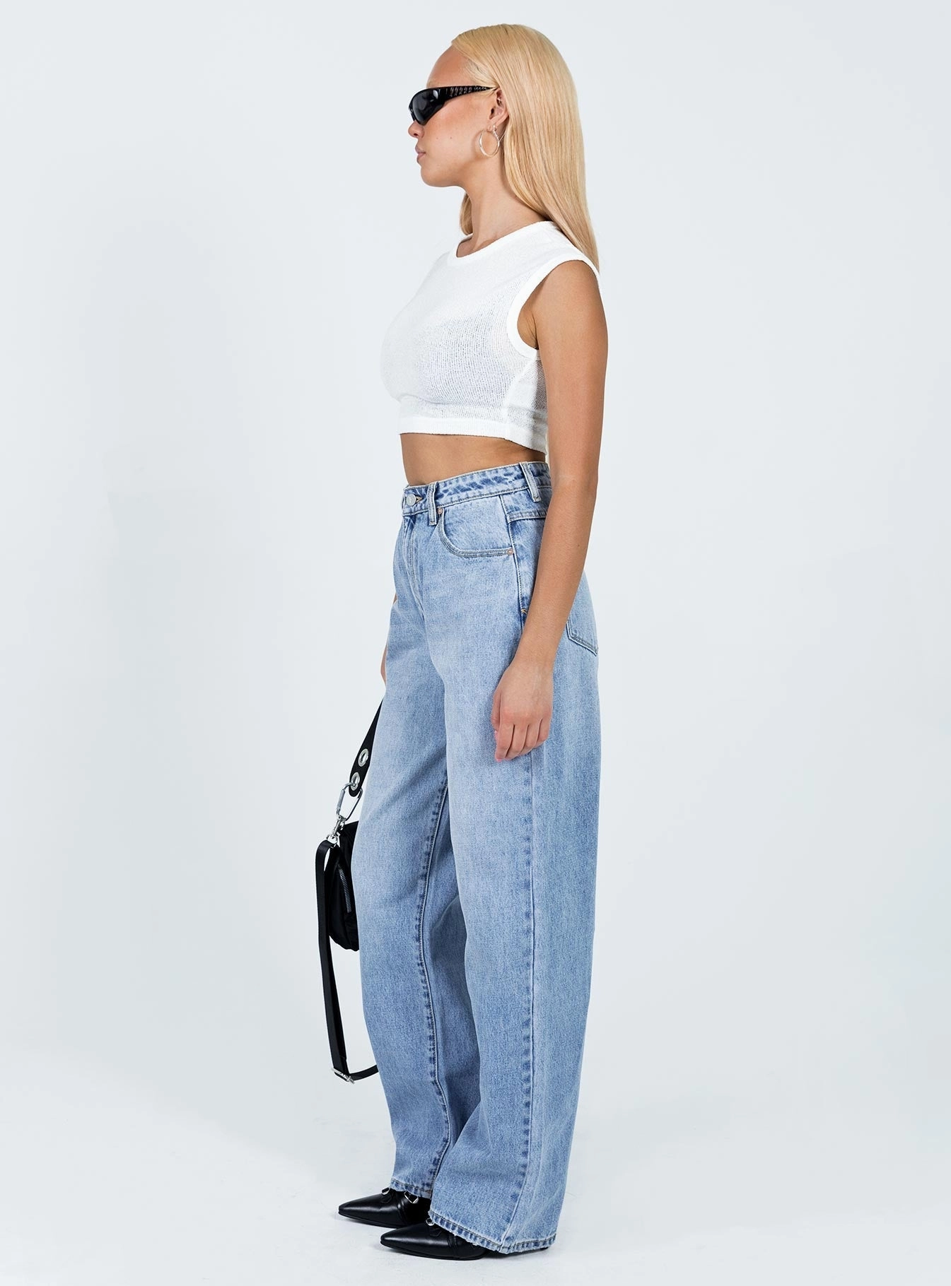 Abrand Carrie Jean Candy Blue Casual Element Morning Stroll Fashion Lover