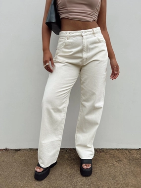 Abrand Carrie Jean Stone White Stretch Enhanced Mobility