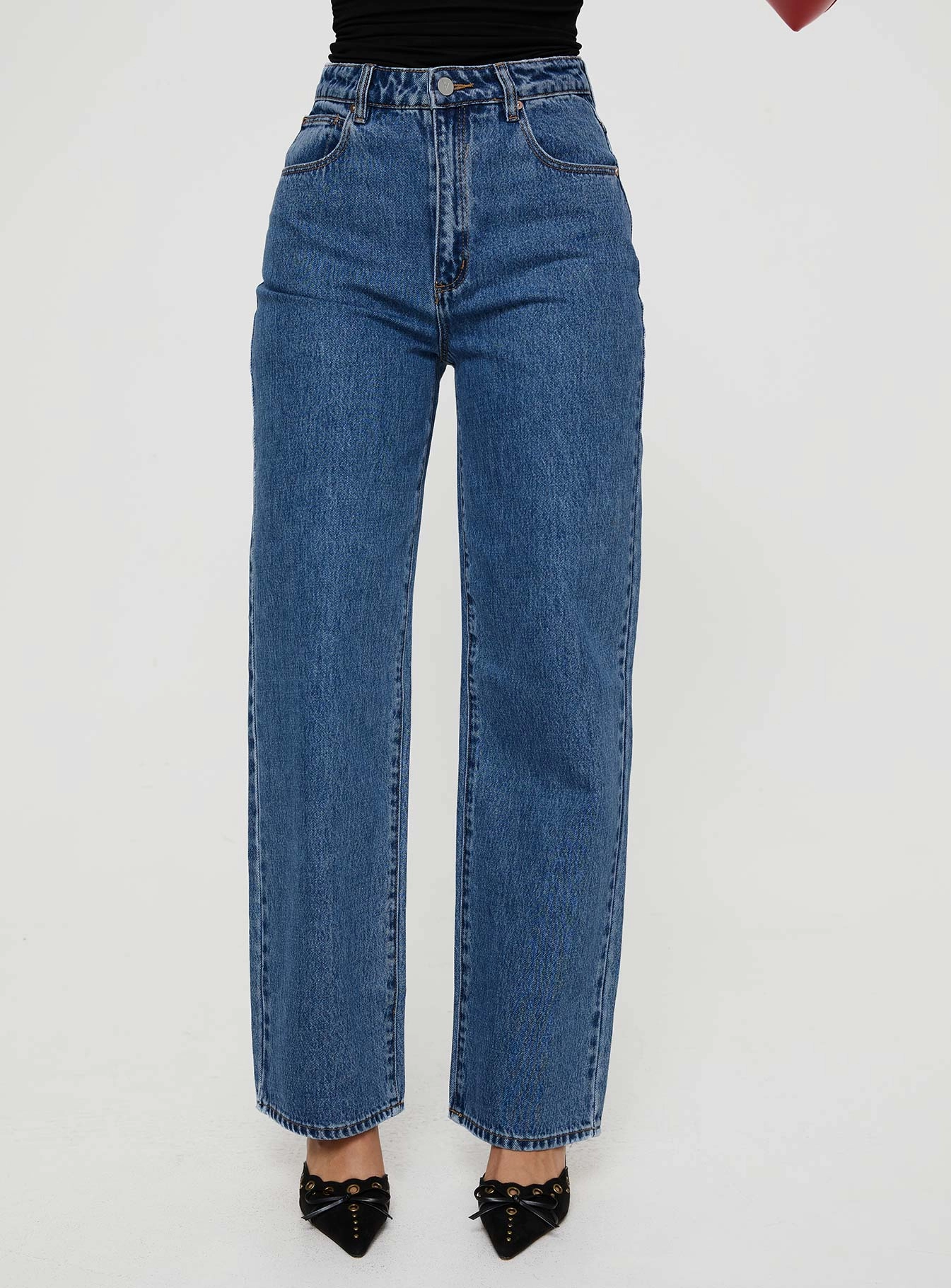 Chill Outfit Streetwear Fan Holiday Vibes Abrand Carrie Jeans Daria Mid Vintage Blue