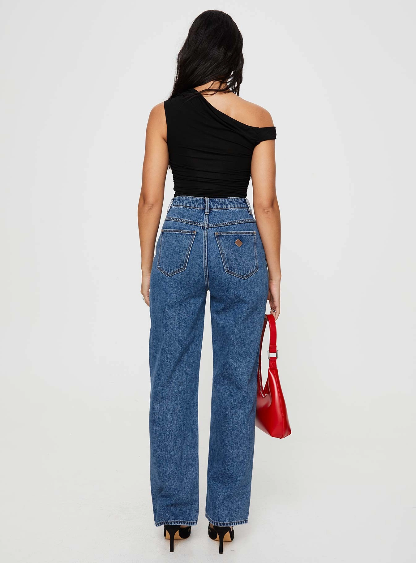Abrand Carrie Jeans Daria Mid Vintage Blue Basic Outfit