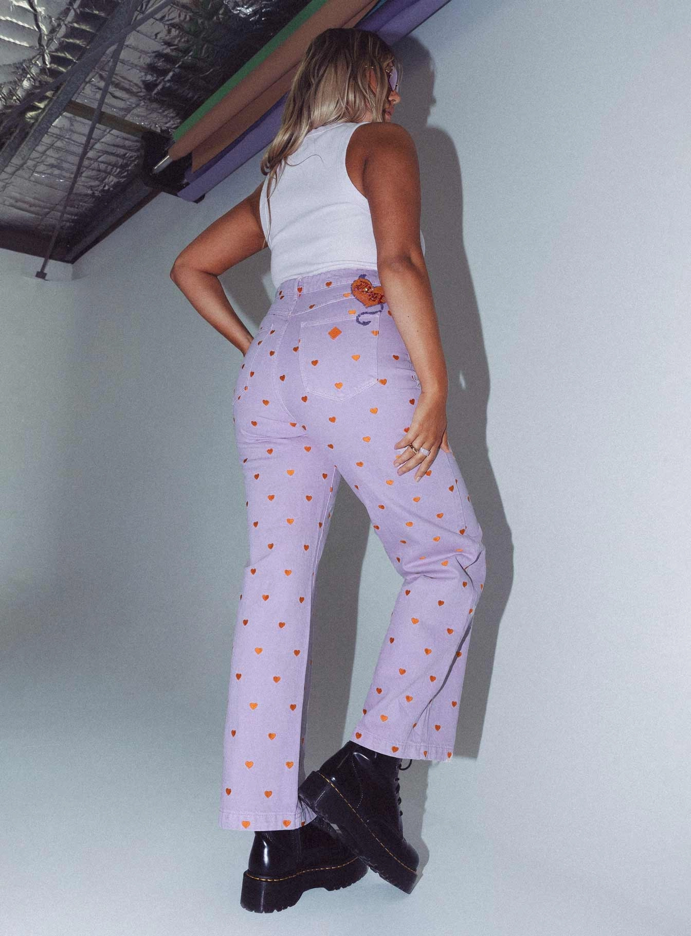 Abrand Dyspnea 94 High & Wide Lilac Heart Streetwear Mood
