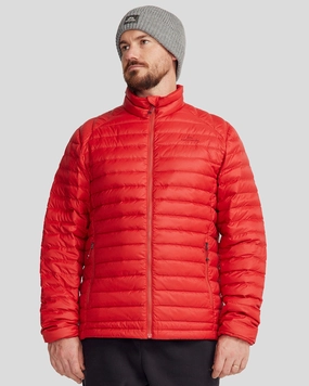 Men's Heli Down Jacket v4 - Spicy Chilli Pepper Neutral Style Compression Packability