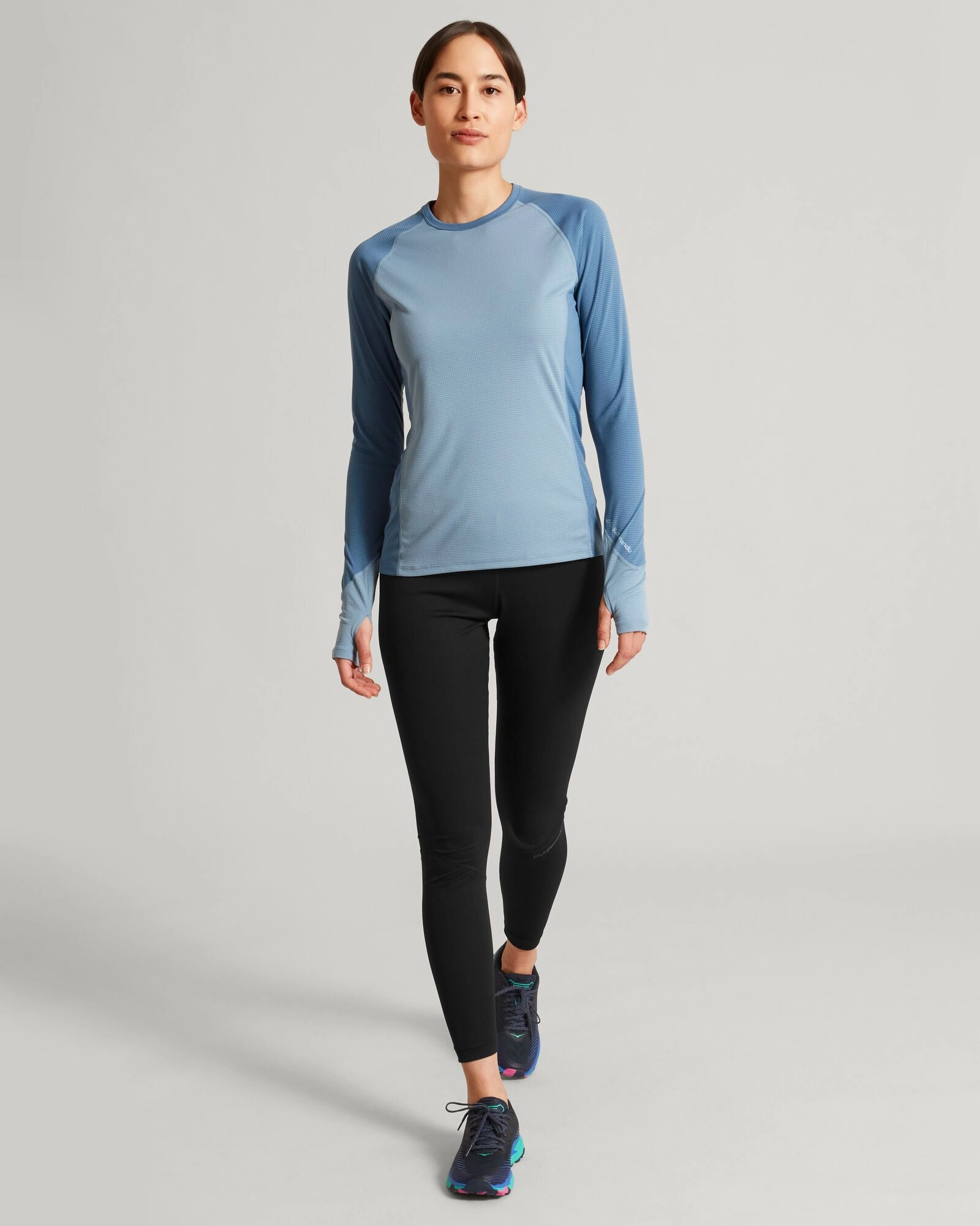 KMDAction Women's Leggings - Black Smooth Texture Heat Retention Layer