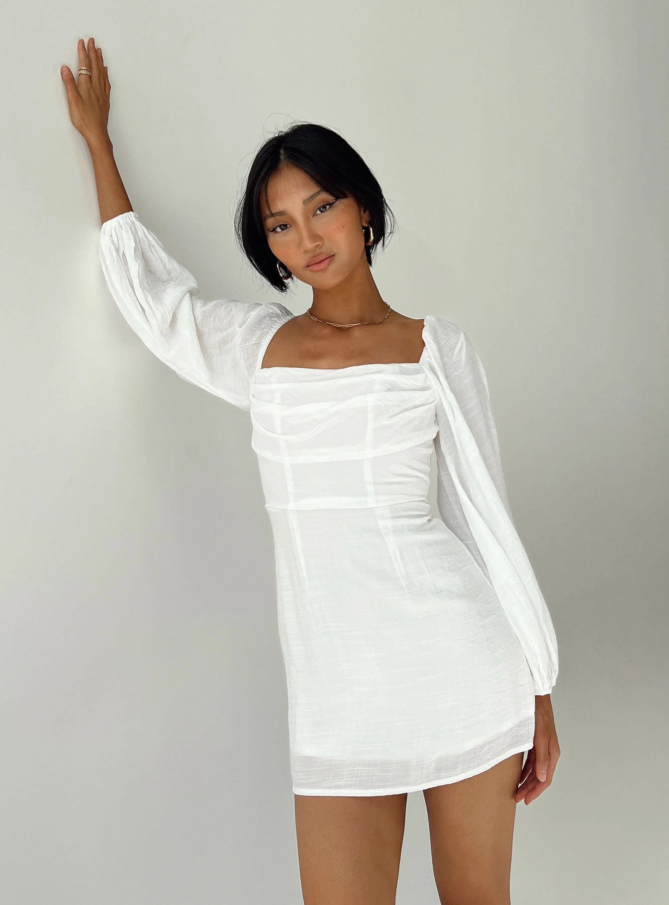 Soft Fashion Warra Mini Dress White