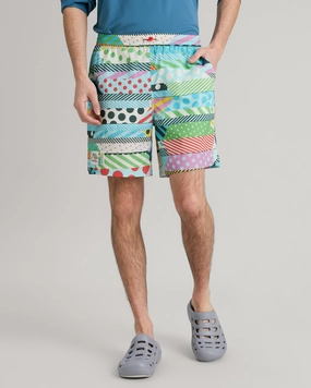 Effortless Motion Jason Woodside EVRY-Where Men's 7" Shorts - Prism Print
