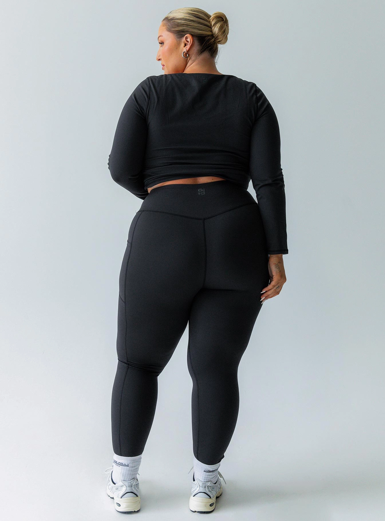 Travel Essential Achieve Activewear Leggings Black Curve