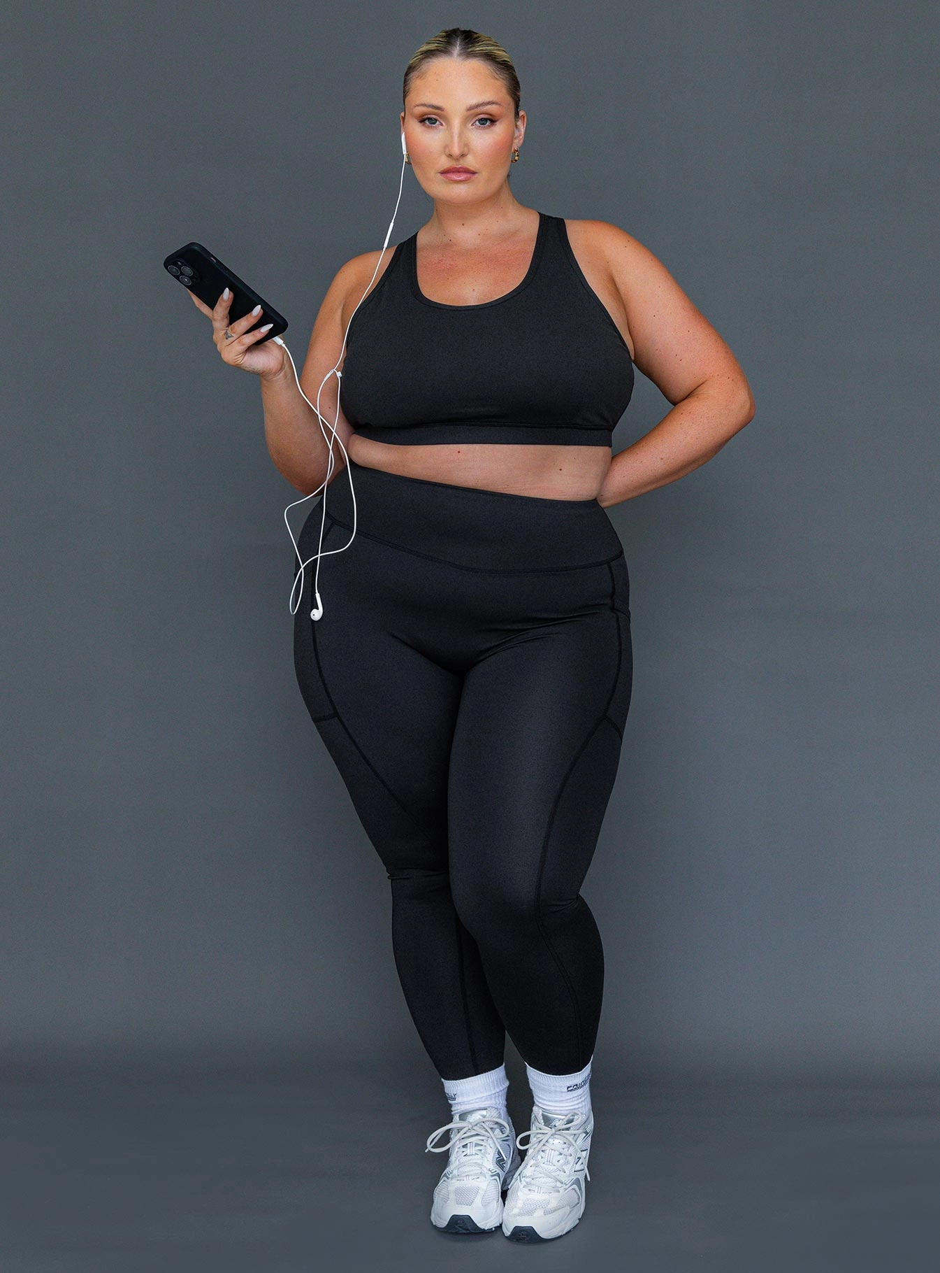 MoistureControlLiner Functional Fashion Achieve Activewear Leggings Black Curve