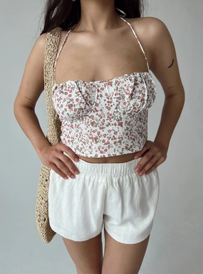 Beach House Shorts Off White Petite quick dry