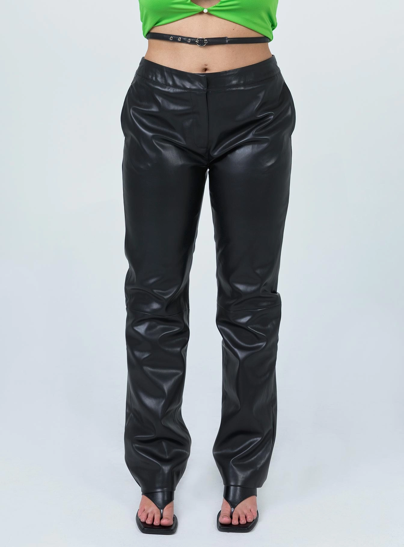 Criss Cross Vegan Pant Black ExpandableSidePanels