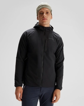 Men's Seeker PrimaLoft? Active Hooded Jacket - Black Stingray Mild Day Outfit Many Pockets