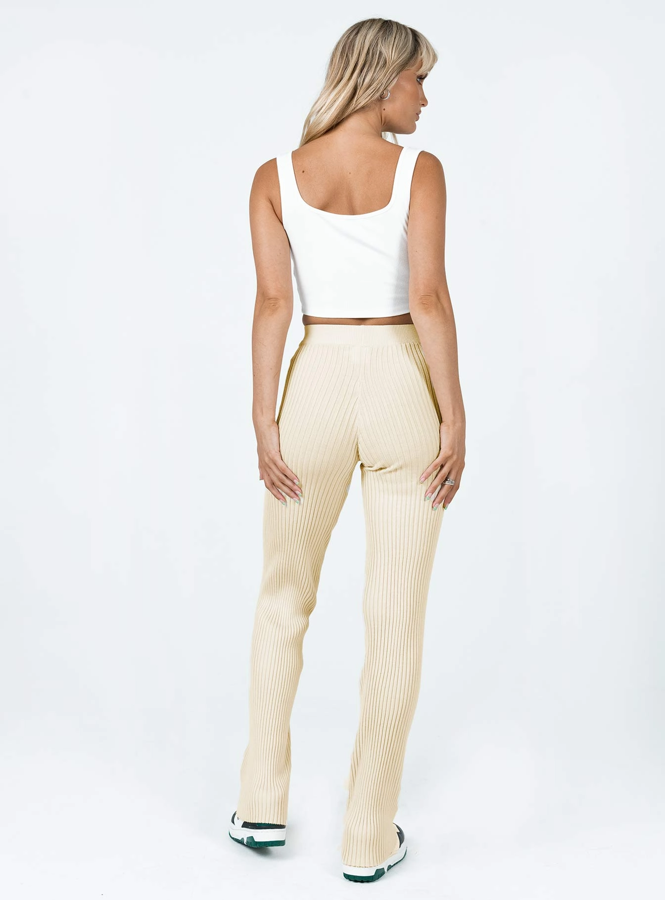 Miloh Pants Cream RecycledPolyester Outdoor activities