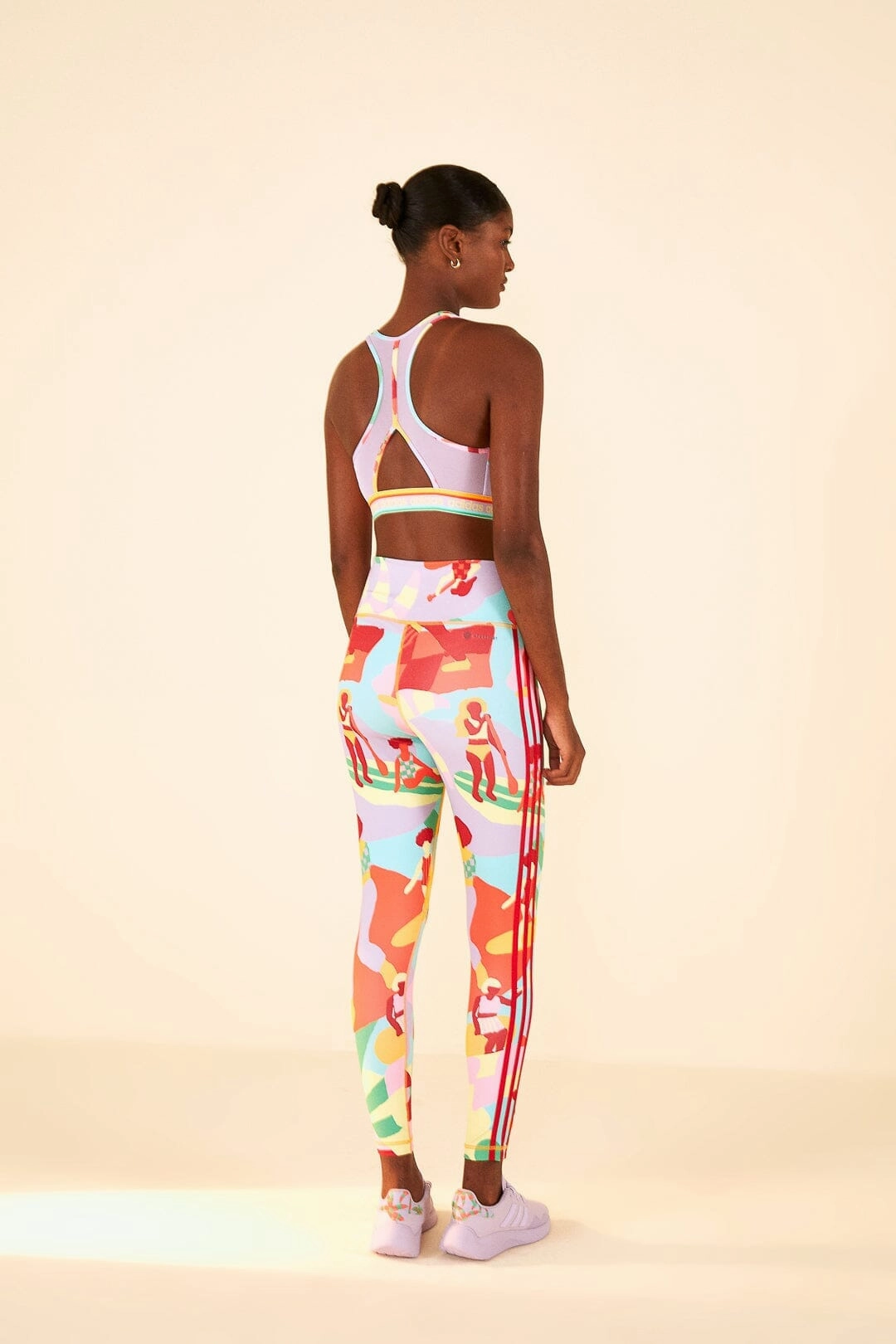 Adidas Farm Training Tights Gold Effortless Style stretchy fabric