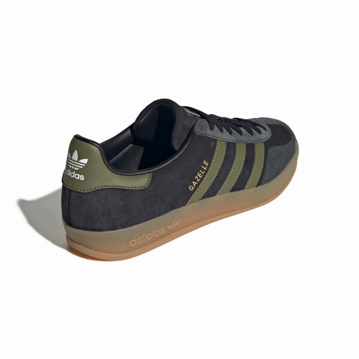 Coast Jog Adidas Men's Gazelle Indoor Black/Focus Olive/Carbon