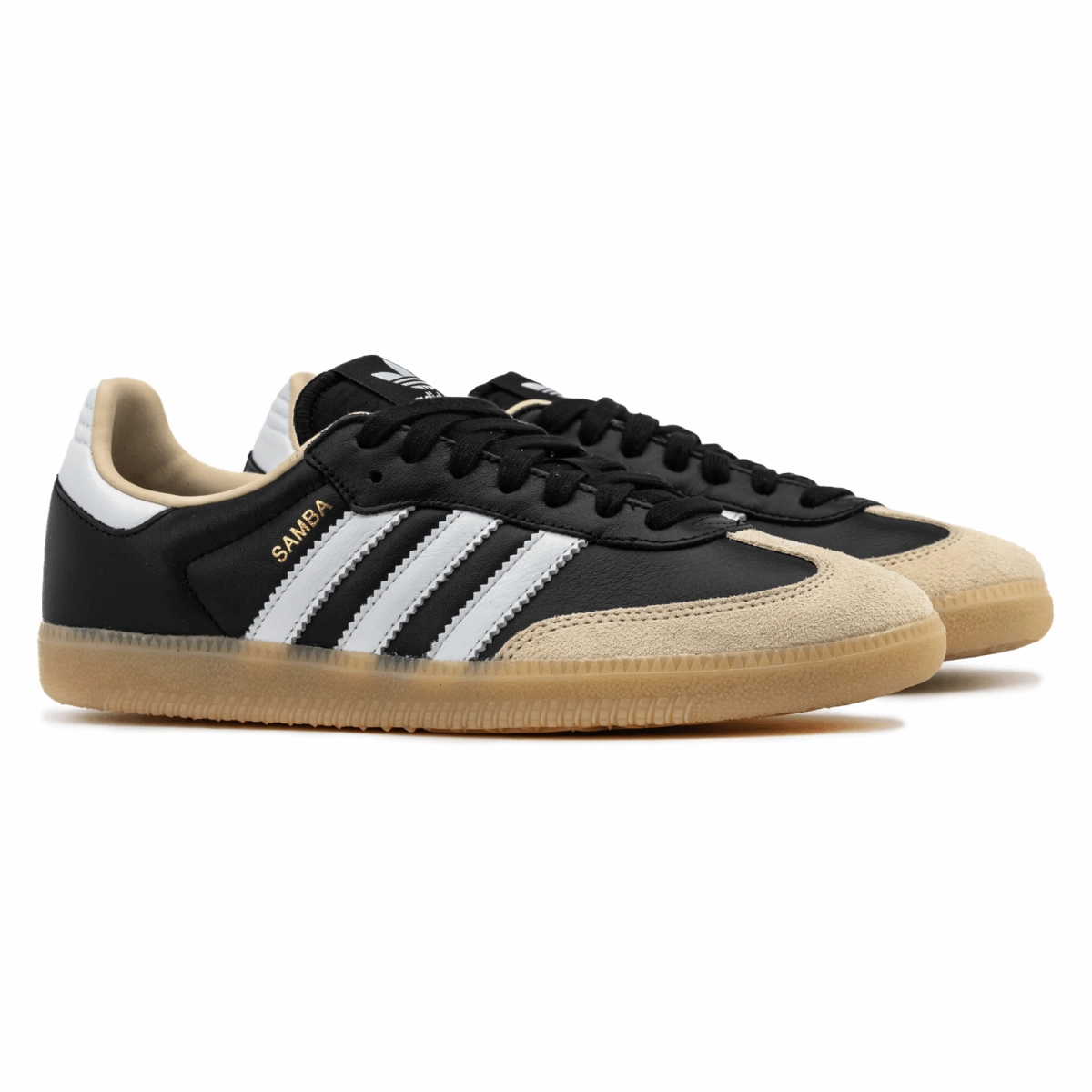 Sturdy Support Natural Support Adidas Men's Samba OG Off White/Core Black/Gum 3