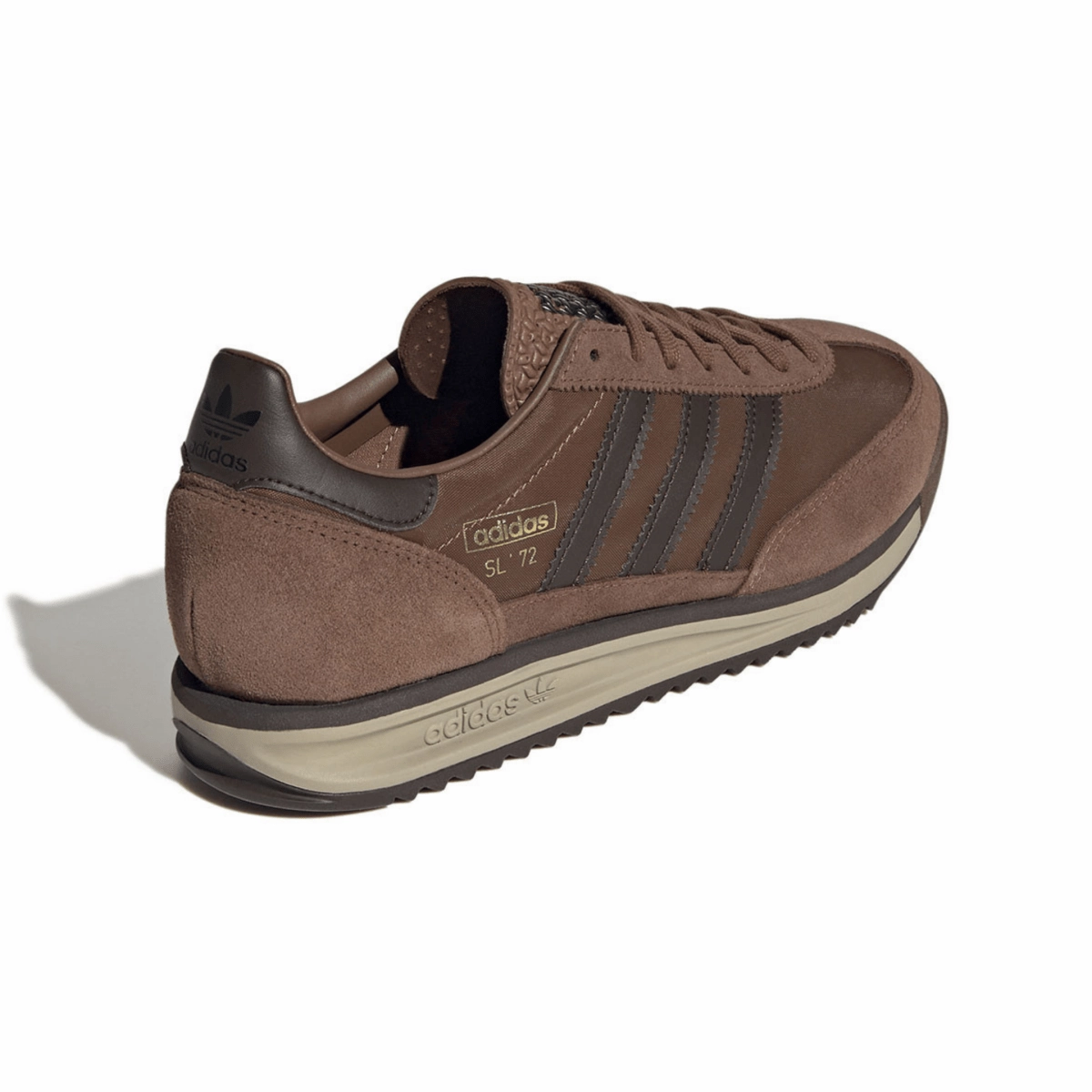 Adidas Men's SL 72 RS Preloved Brown/Dark Brown/Blanch Cargo Water Resistant Construction High Top Design