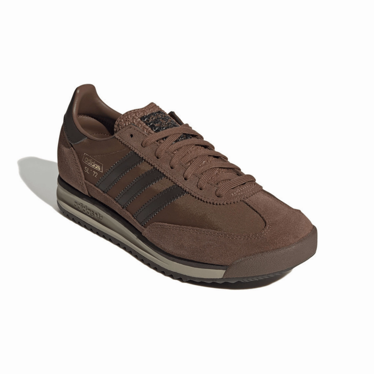 Adidas Men's SL 72 RS Preloved Brown/Dark Brown/Blanch Cargo Espadrille Style Flexible Motion