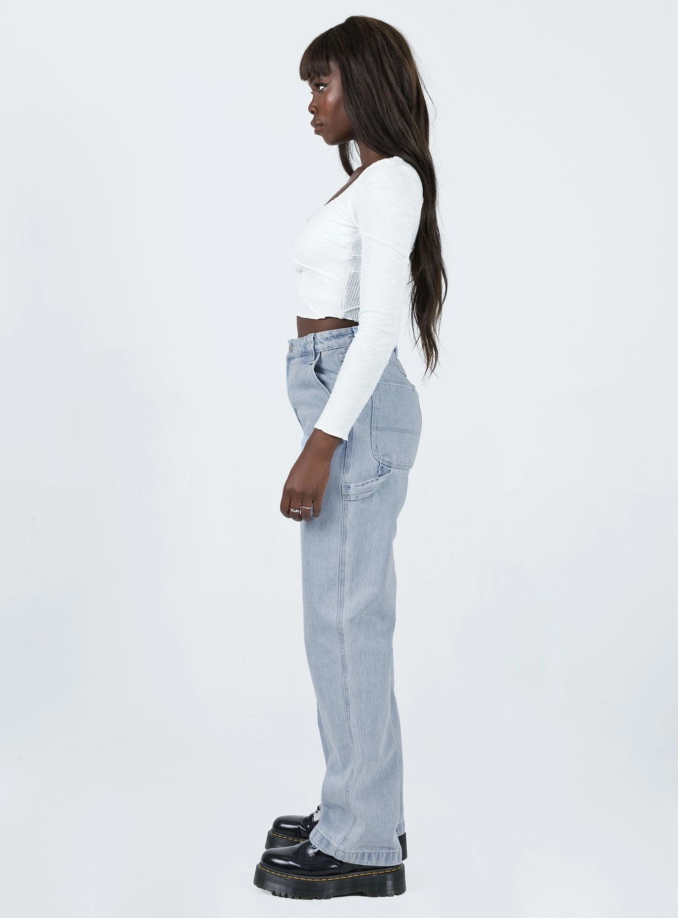 Natural Style Abrand Carrie Carpenter Breakaway Light Wash Denim