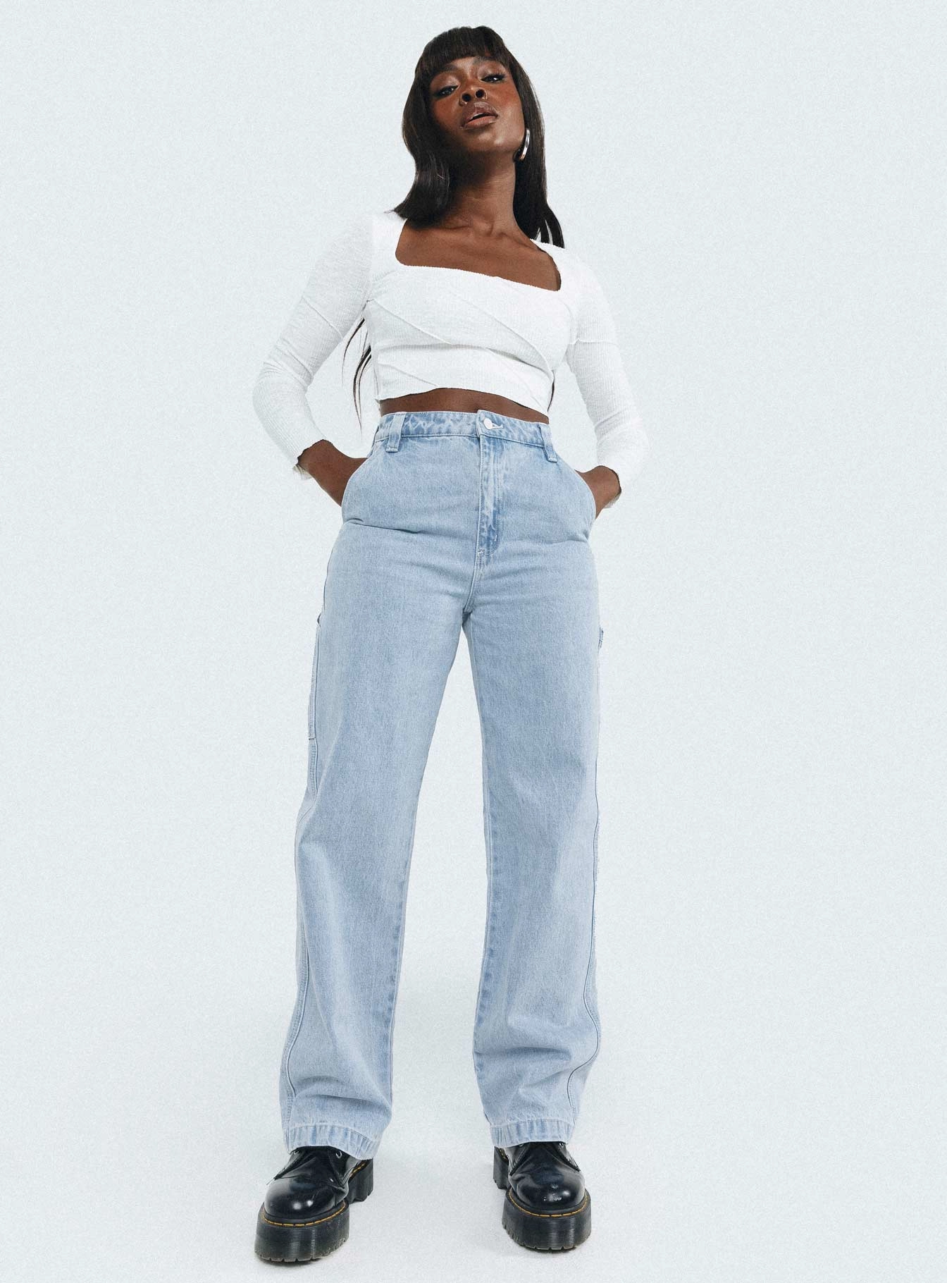 Abrand Carrie Carpenter Breakaway Light Wash Denim Morning Stroll Sustainable Classic Lightweight Earthy Nature Lover