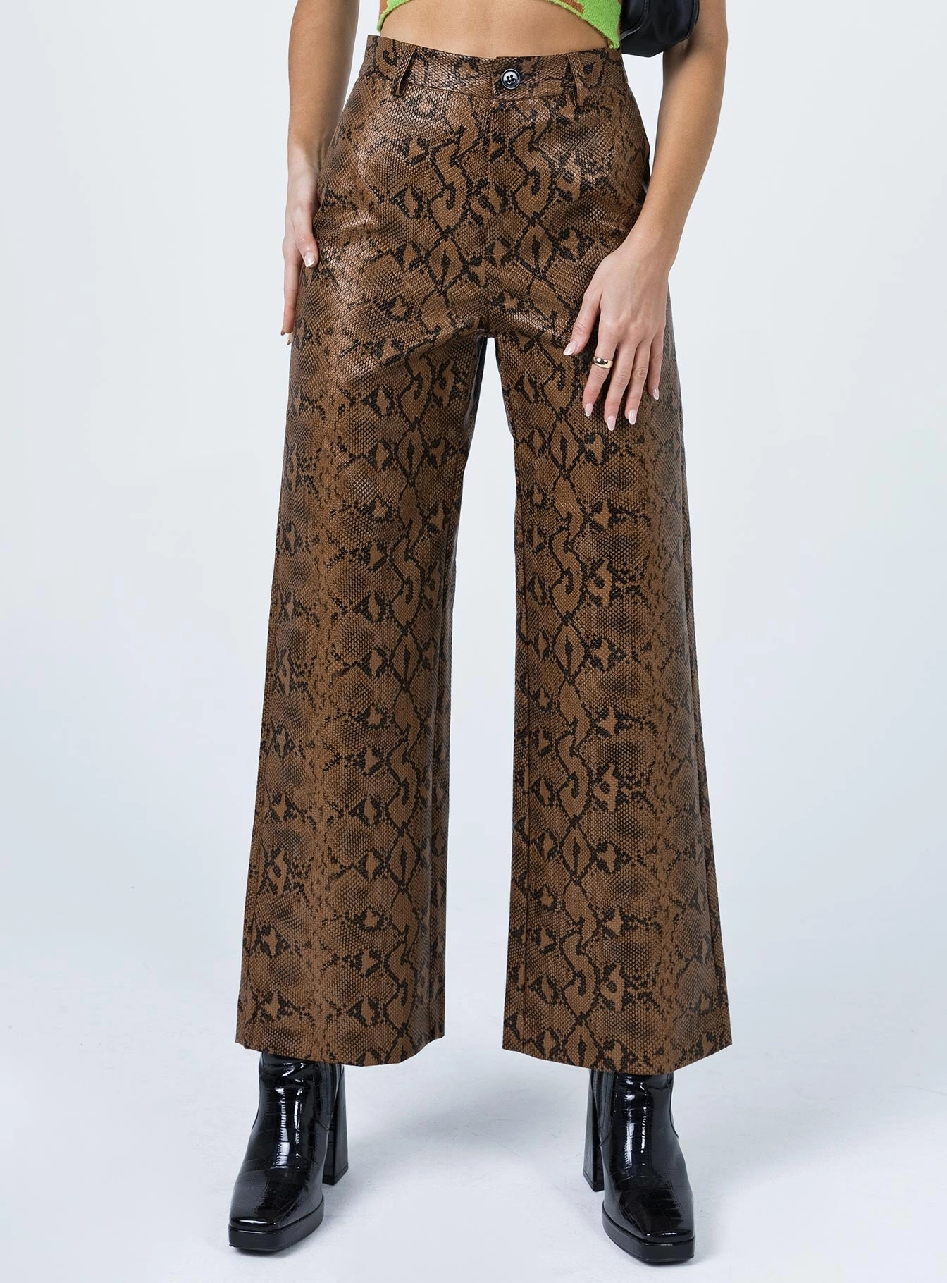 Slimline Fit Tangle Free Cuffs Tai Pants Snake