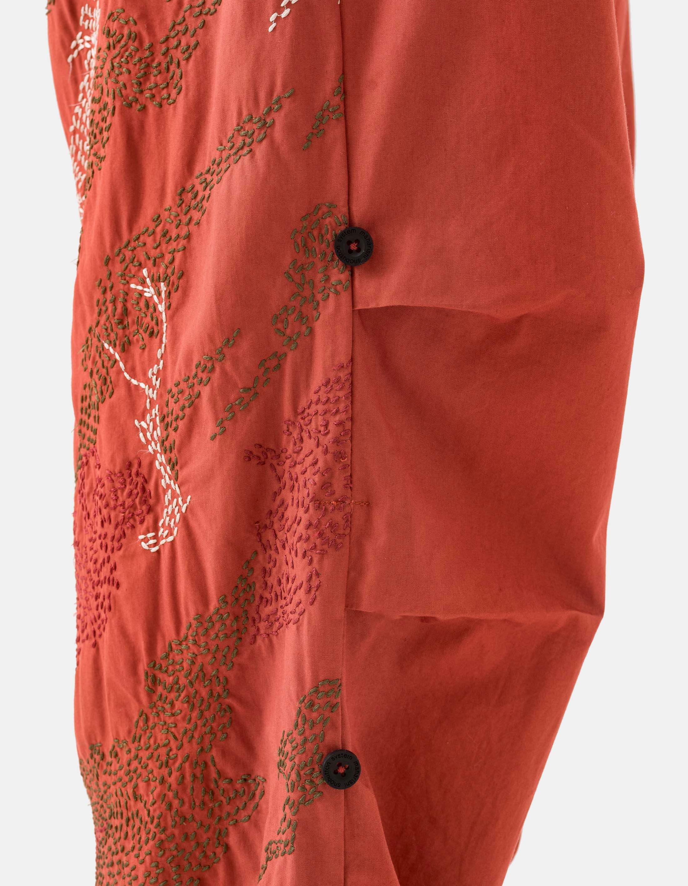 Chafe Free Core Stretch 6206 Sashiko Bonsai Loose Snopants? Redwood