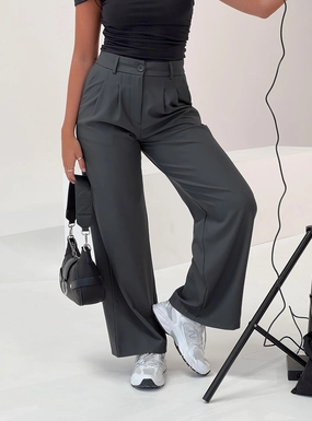 Archer Pants Slate Petite AntiSlipGrip Low Profile Waistband