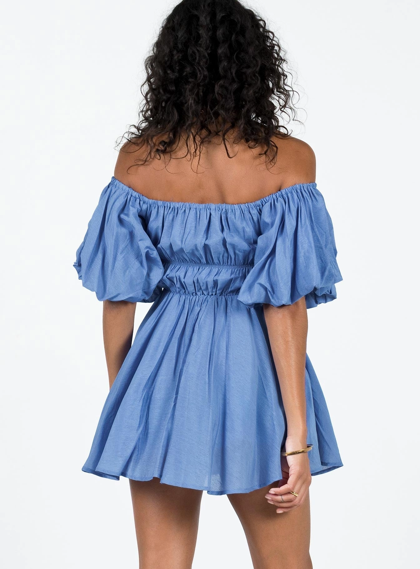 Walk Easy Halton Mini Dress Blue