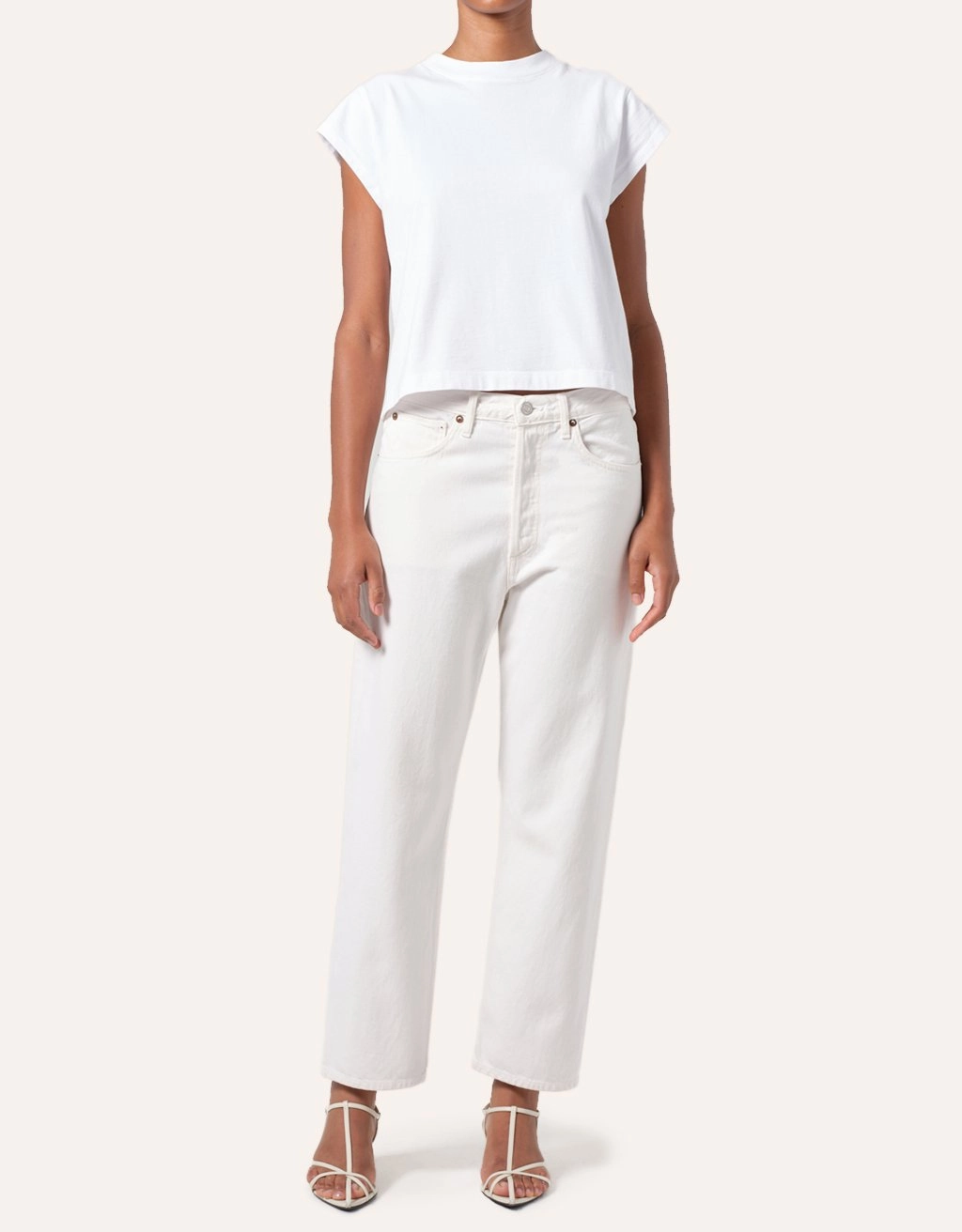 agolde 90s crop jean Slim Holiday Vibes Teen Outfit