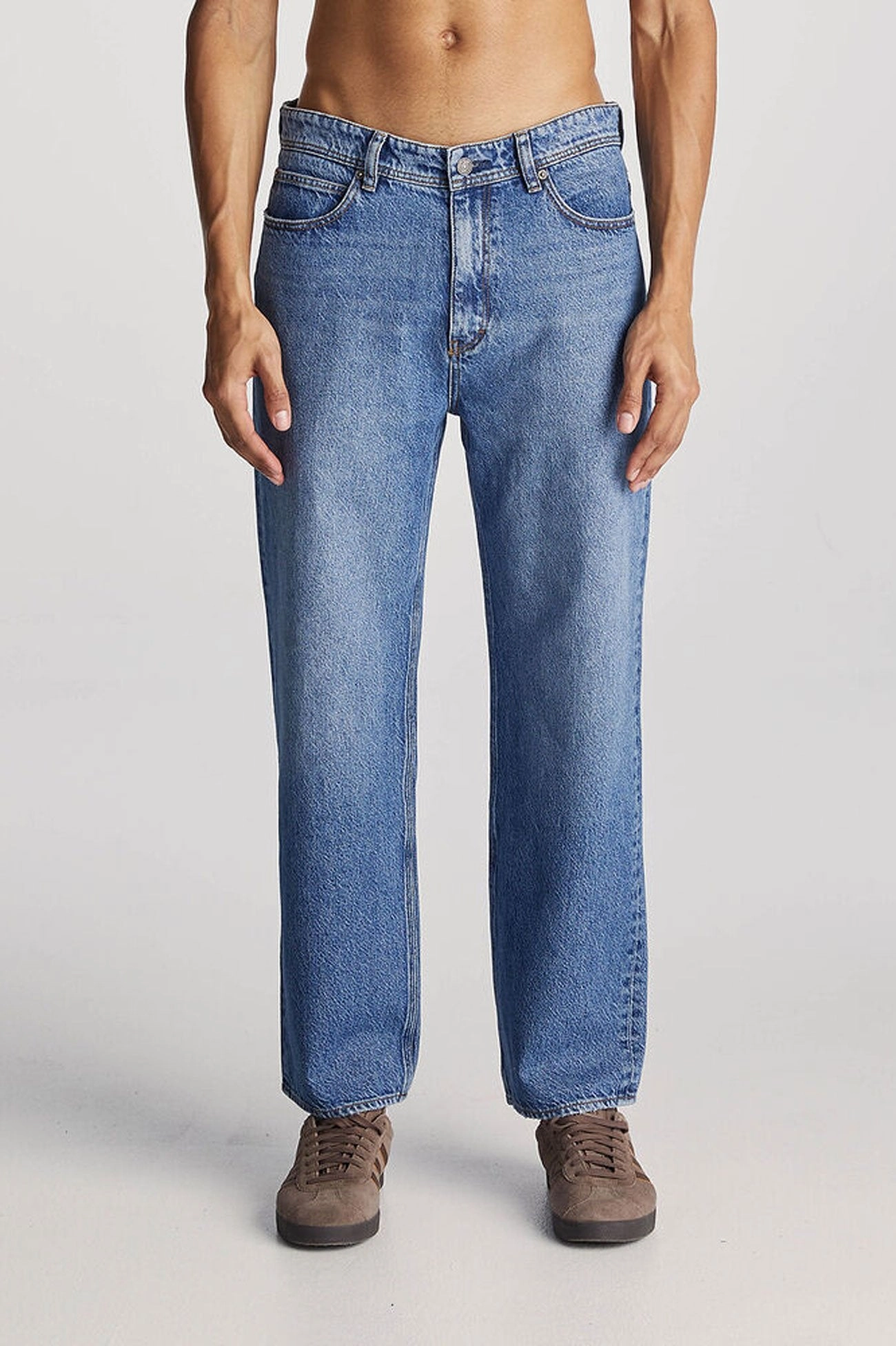 L-Four Baggy Relaxed Jean Turntable Indigo AdjustableTabs