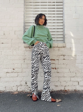 Alabama Jeans Zebra Day Out Style Office Casual