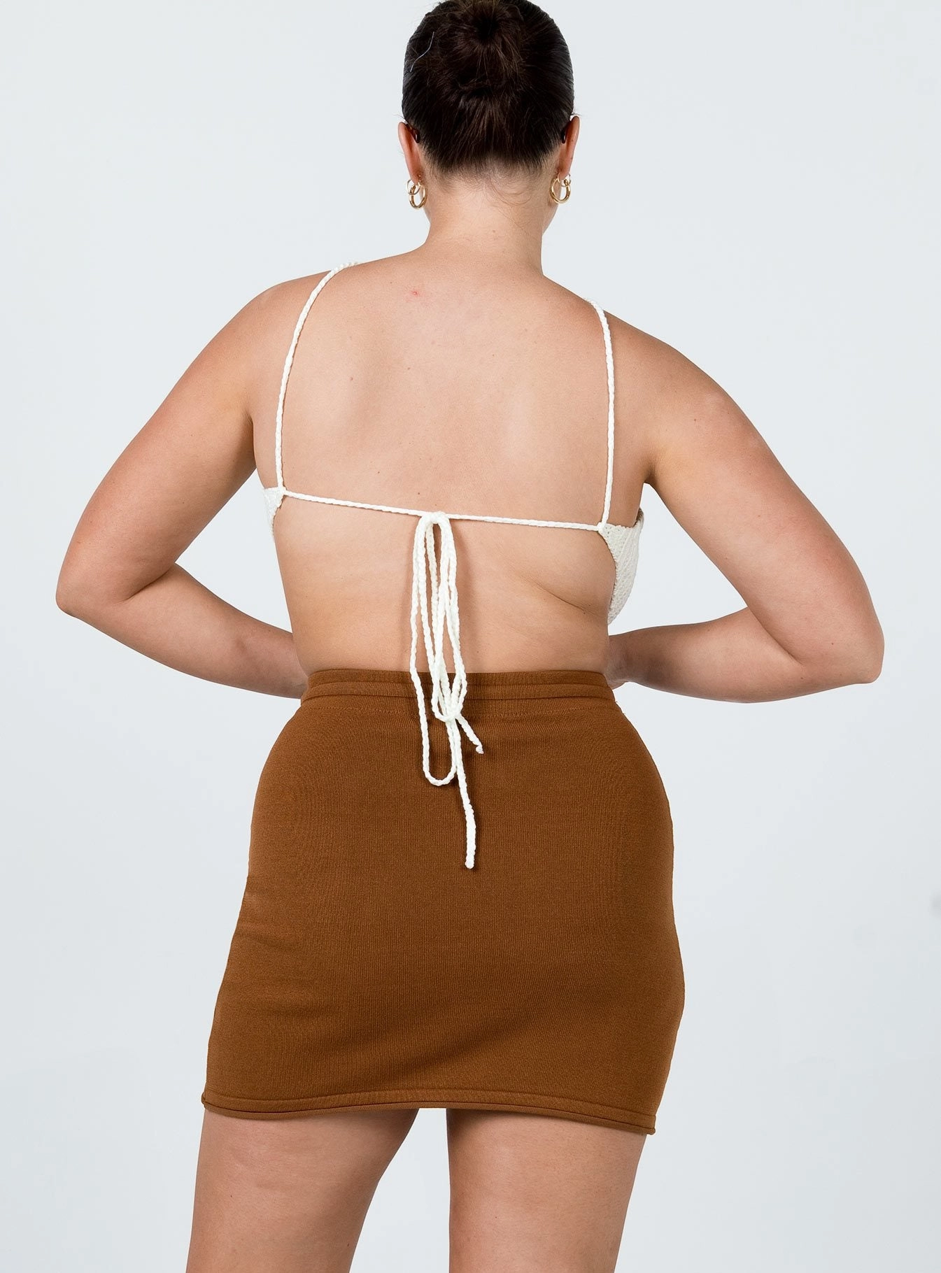 Alice Mini Skirt Brown Light Motion