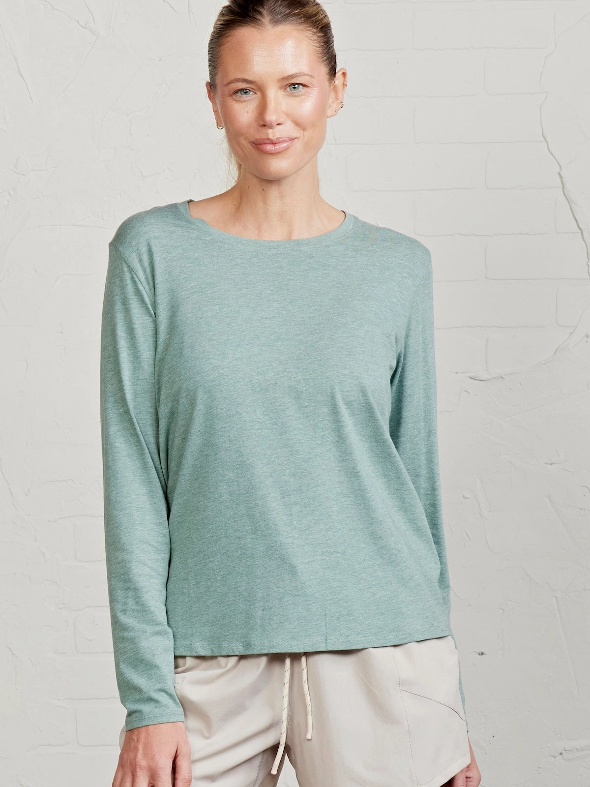 All Day Long Sleeve T-Shirt ThermalRegulating Friction Resistant Finish