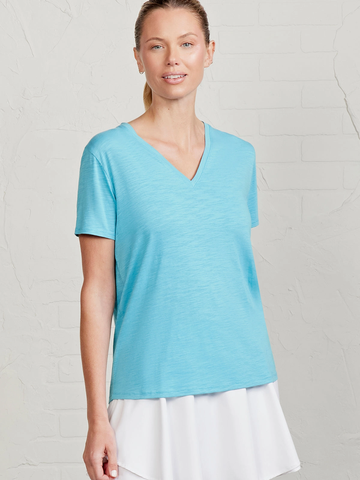 All Day V-Neck T-Shirt Eco Certified Textile Seamless construction
