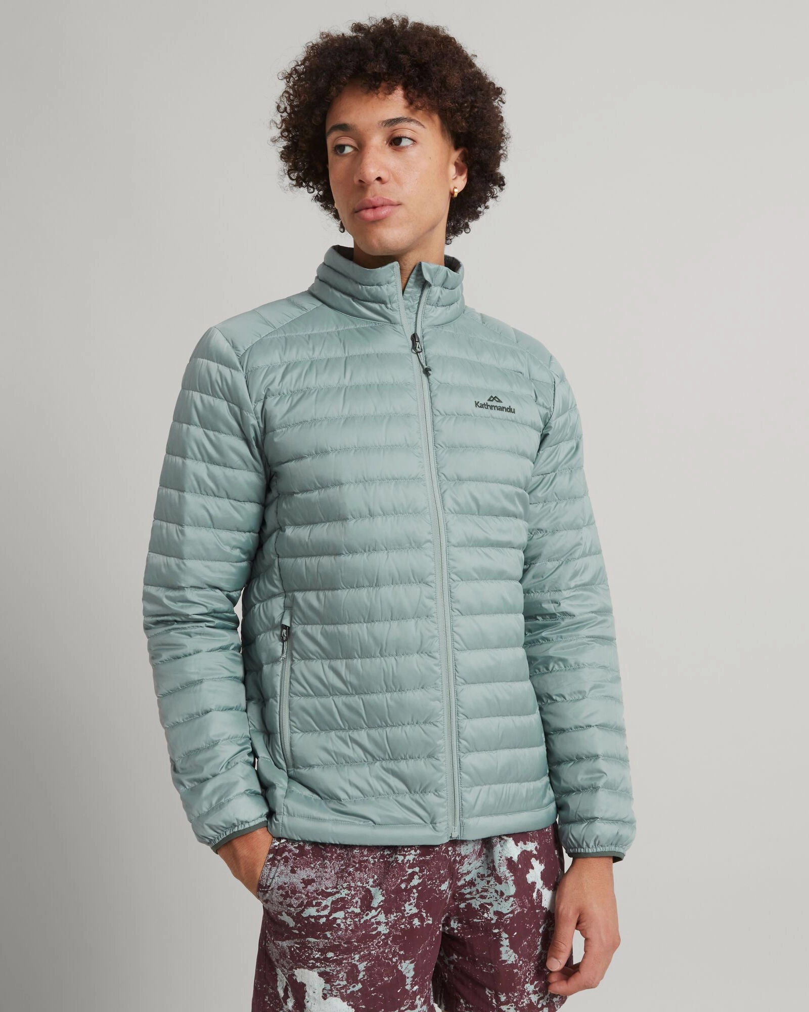 Easy Wear Shock Absorbent Padding Men's Heli 600 Fill Lightweight Down Jacket - Gum Tree