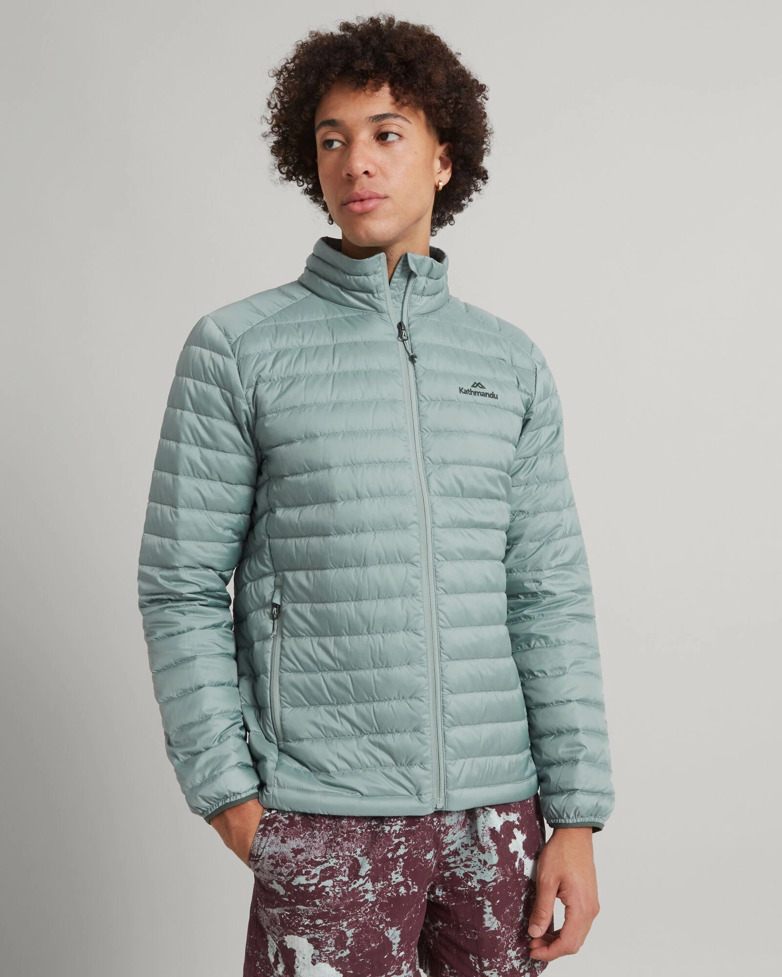 Men's Heli 600 Fill Lightweight Down Jacket - Gum Tree Thermal Insulation Layer
