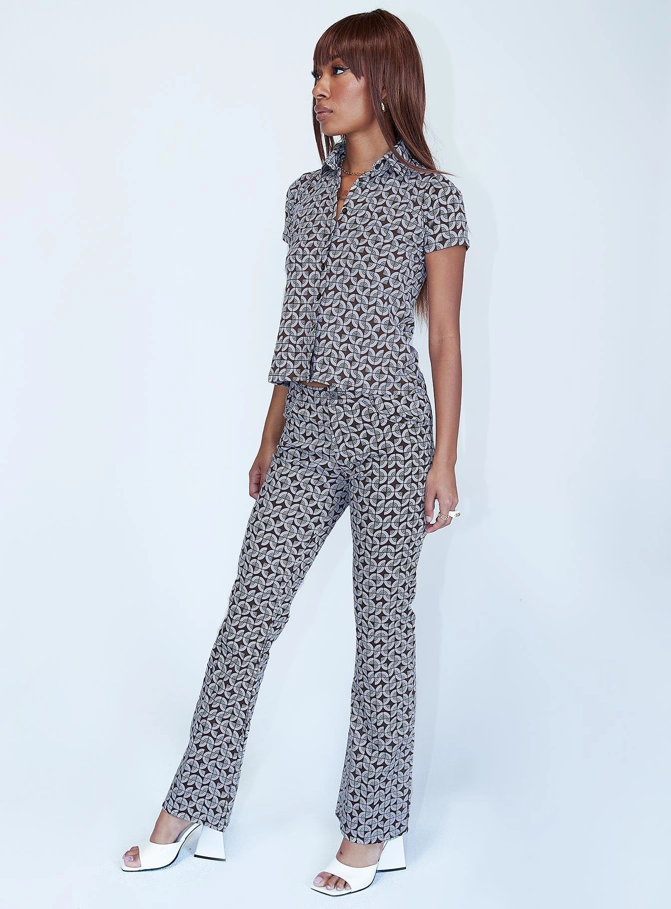 Cozy Movement Motel Jopan Trouser Retro Tile Multi