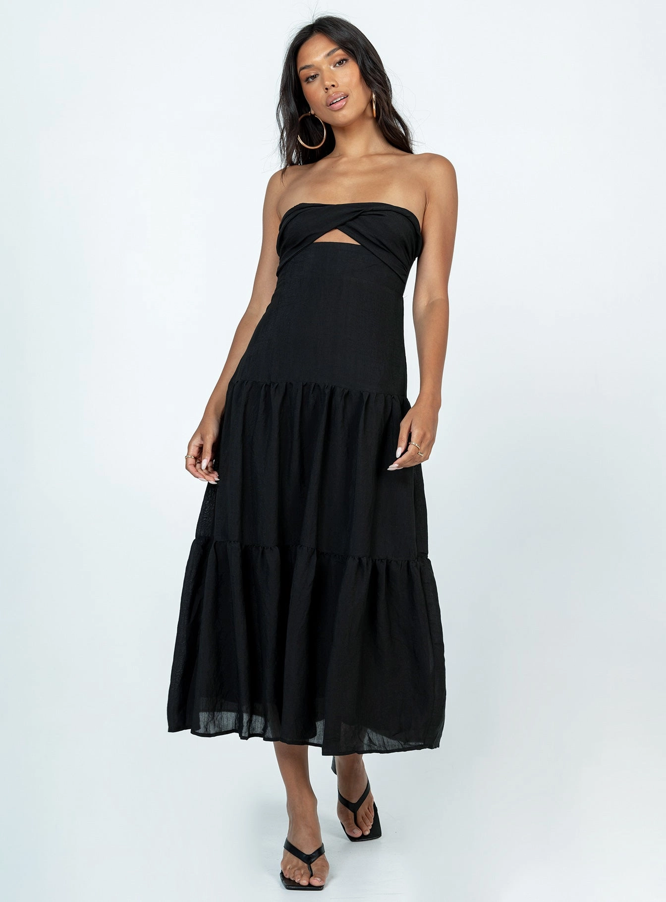 Scandi Clean Allie Maxi Dress Black