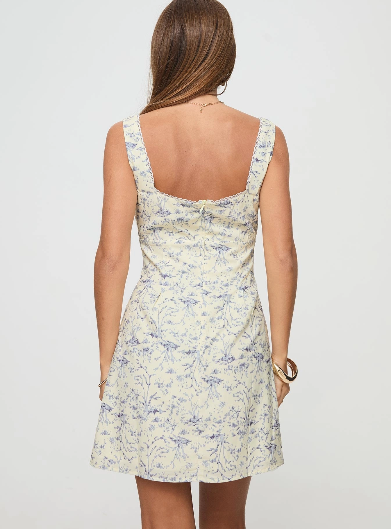 Alliston Mini Dress Yellow Comfort and style Peace View