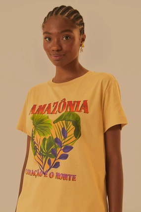 Everyday Wear Amazonia Coracao E O Norte Fit T-Shirt
