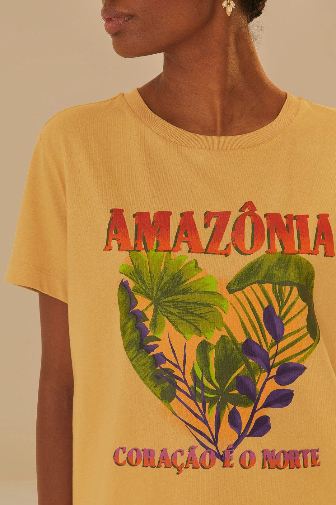 Amazonia Coracao E O Norte Fit T-Shirt quick-drying